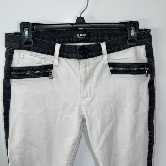 Hudson Chelsea Retreat Colorblock Super Skinny‎ Jeans Size 30 - Picture 6 of 13